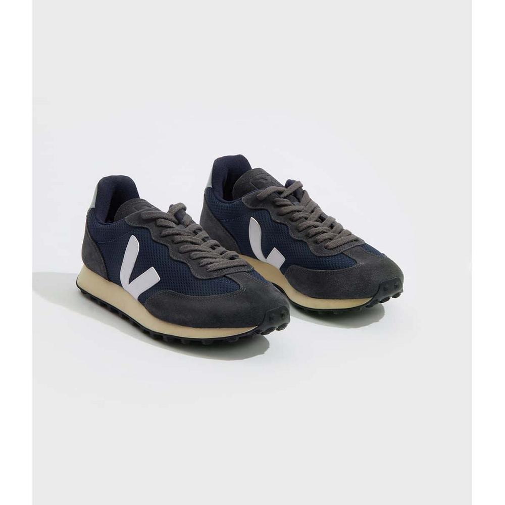 Veja RIO BRANCO ALVEOMESH Women's Running Shoes Navy | CA 415FDN